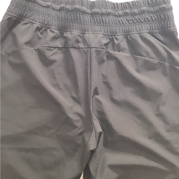 Womens black nylon joggers - Picture 2 of 2